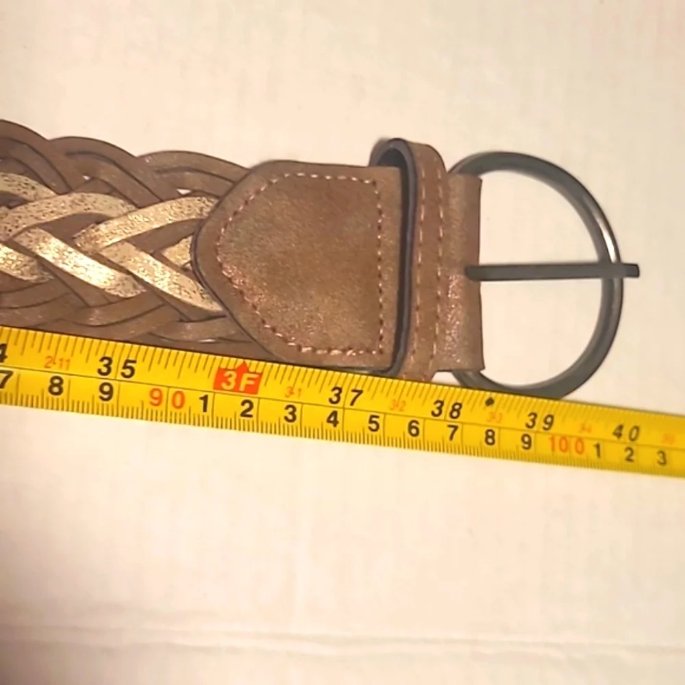 Belt Genuine Leather Woven  38